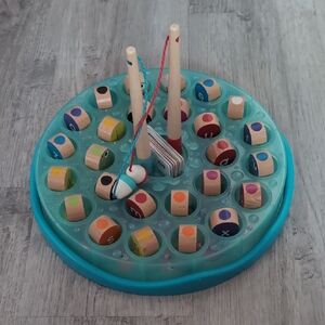 Colorful Wooden Fishing Game